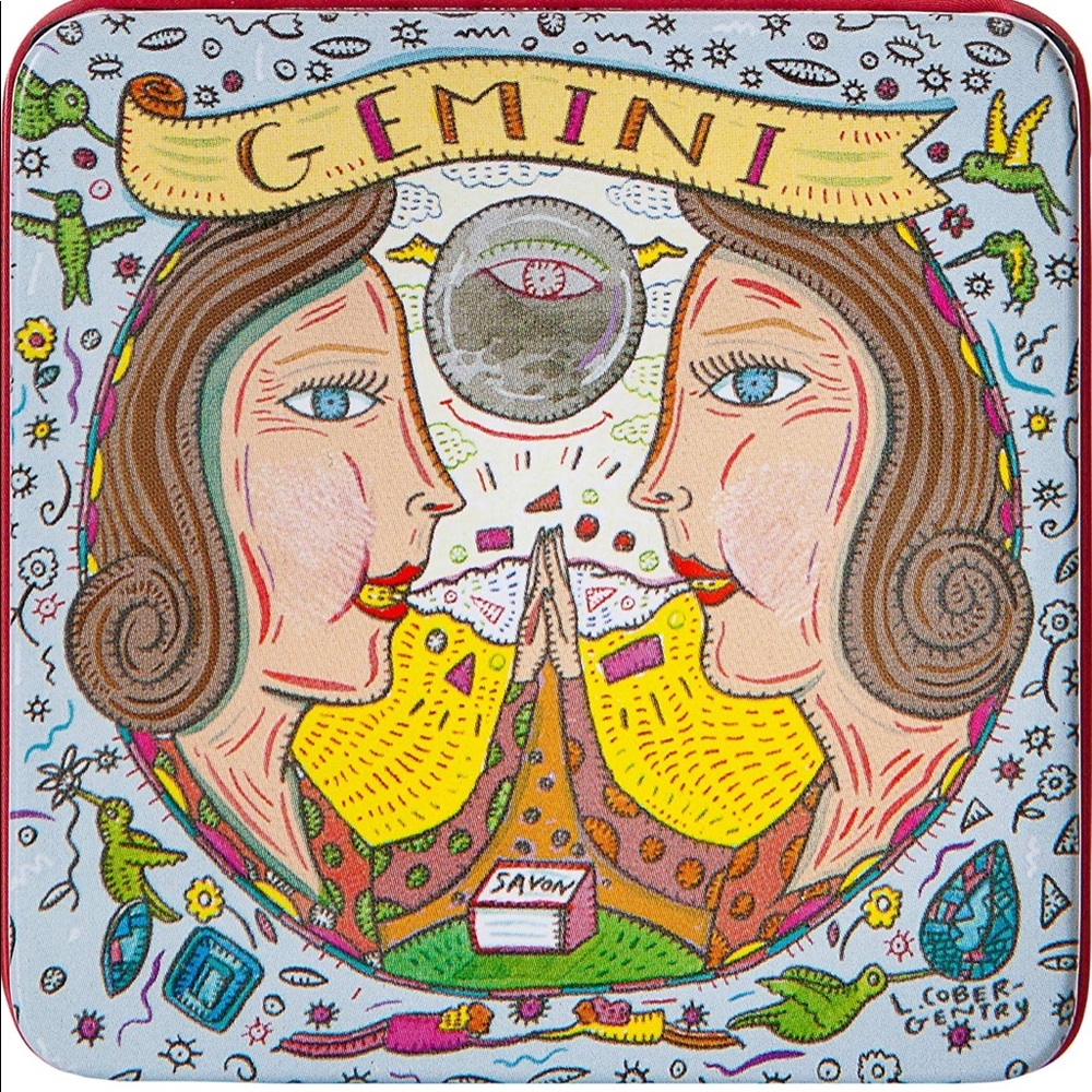 Pre De Provence Zodiac Collectible Tin Bar Soap, Gemini, 100 Gram Made in France
